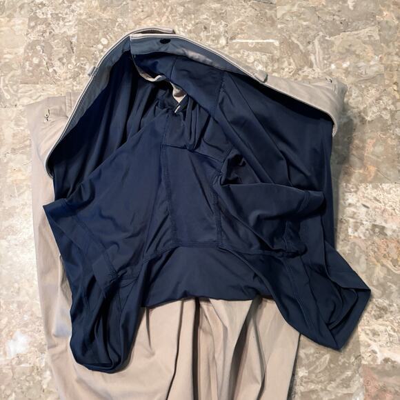 Birddogs Pants Mens 32x30 (Fits 32x28) Tan Lined Stretch Performance Chino Golf - Picture 13 of 14